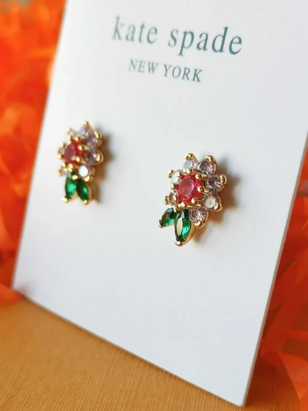 Kate Spade new bloom flower Stud Earrings